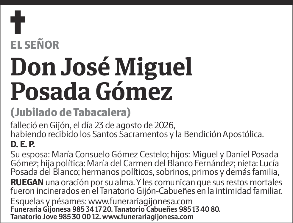 José Miguel Posada Gómez