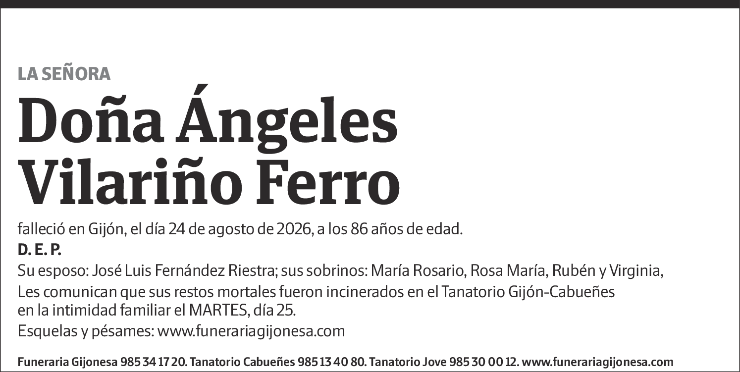 Ángeles Vilariño Ferro