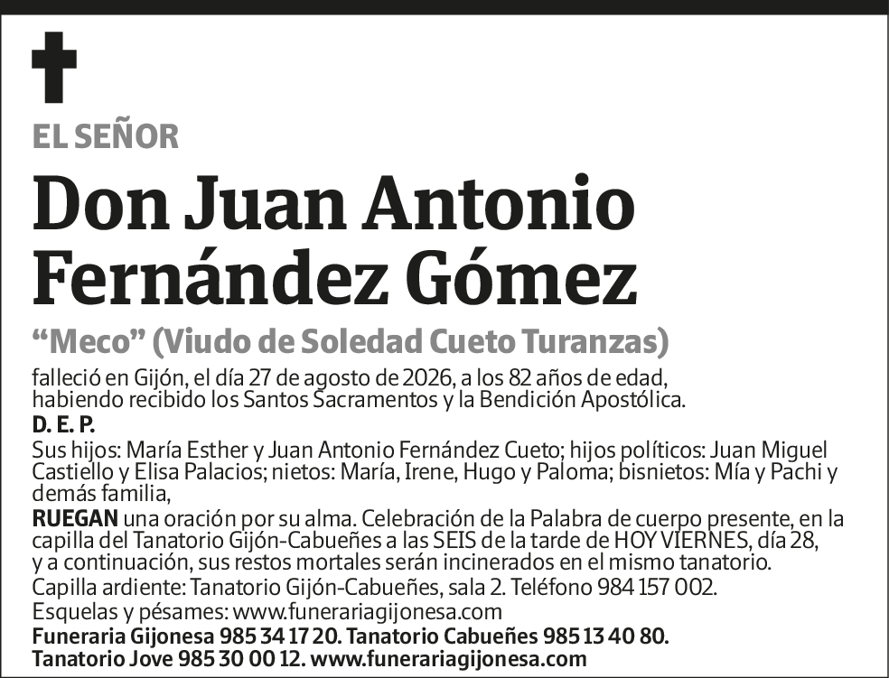 Juan Antonio Fernández Gómez