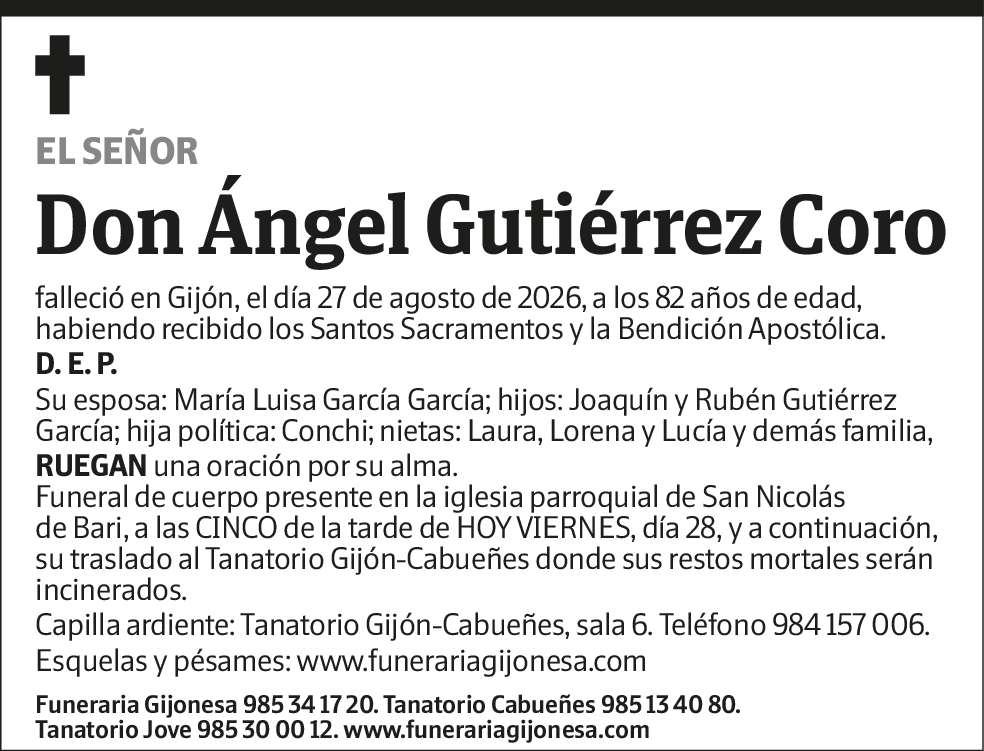 Ángel Gutiérrez Coro
