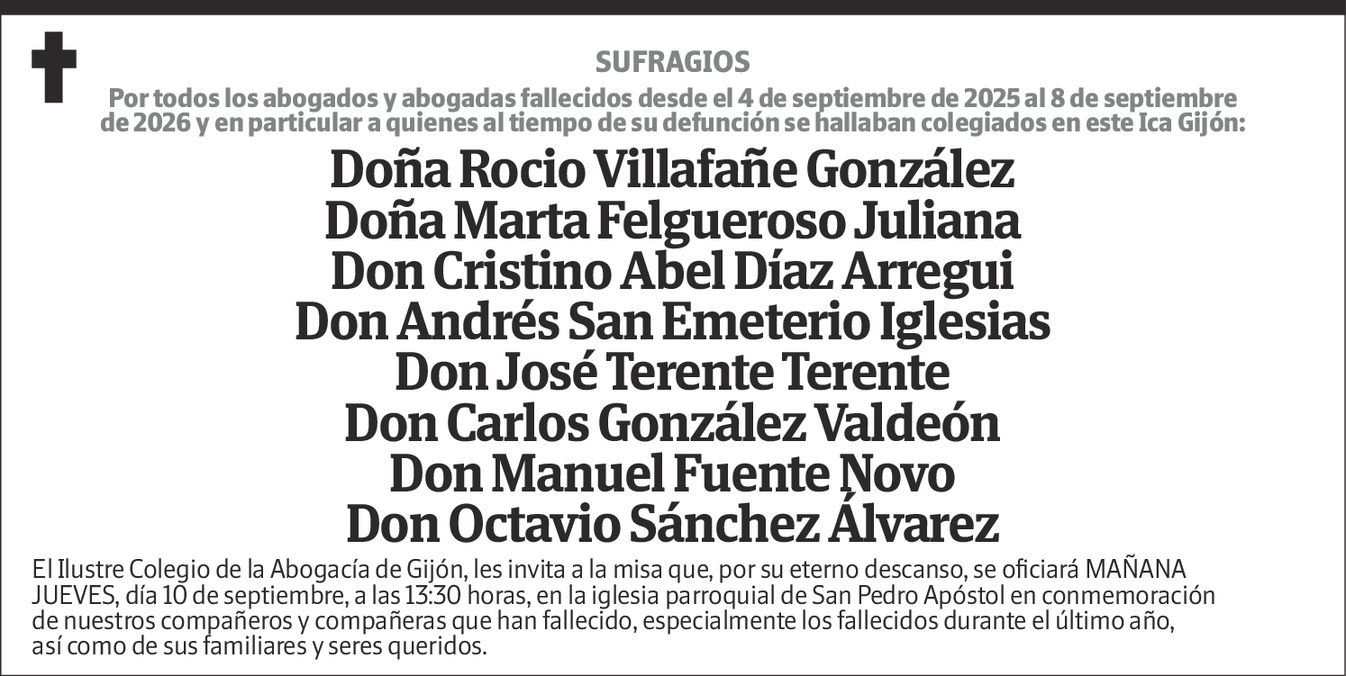 Esquela Ica Gijon 2026