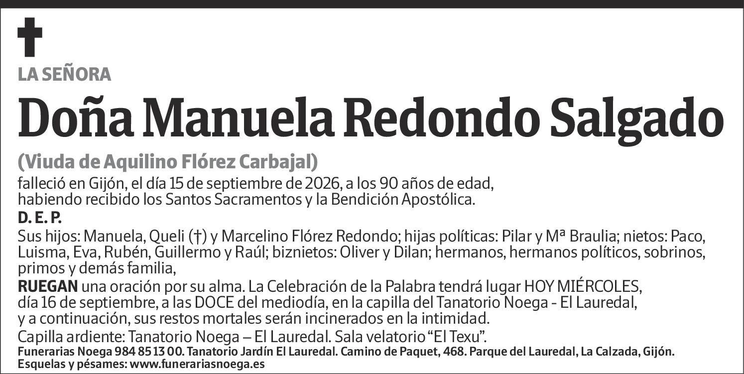Manuela Redondo Salgado