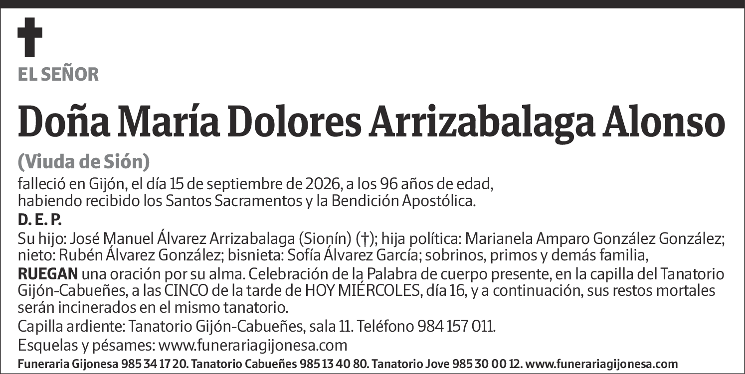 María Dolores Arrizabalaga Alonso