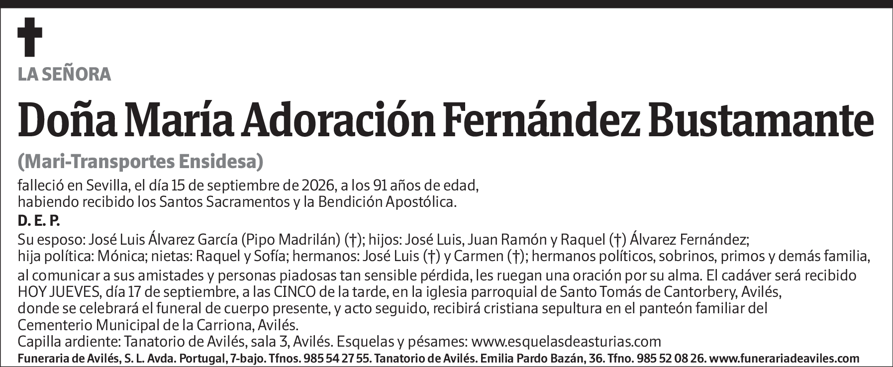 María Adoración Fernández Bustamante