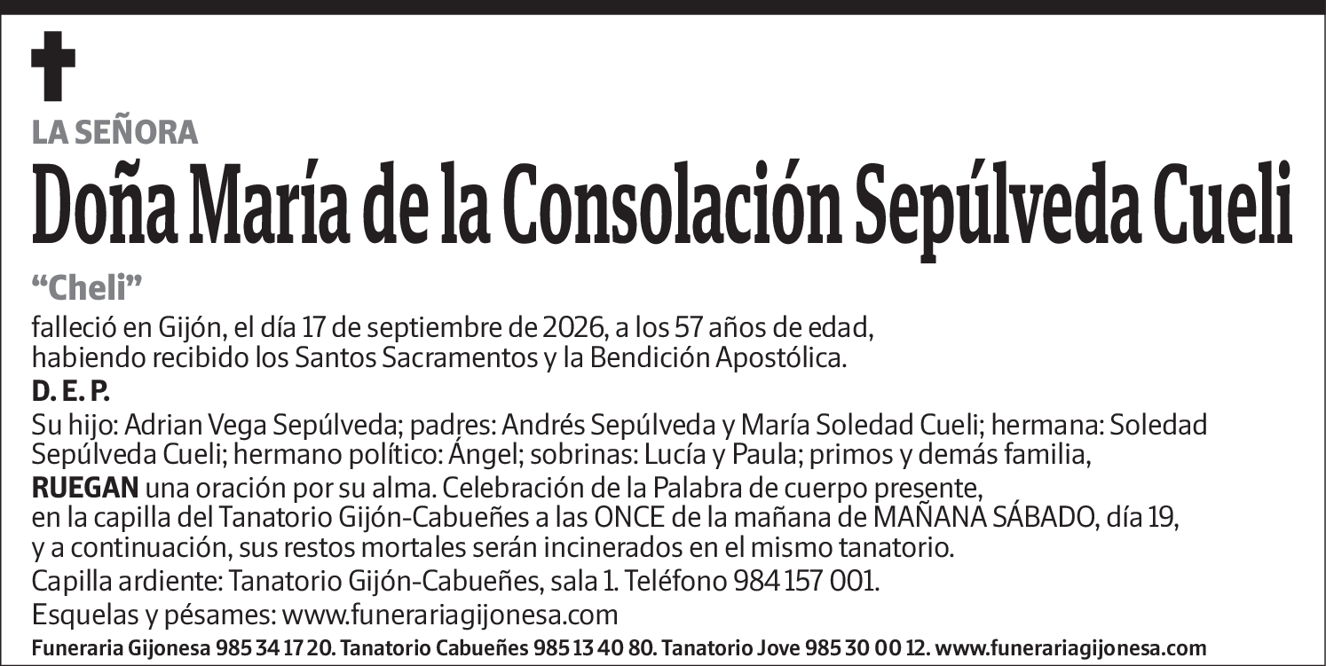 María de la Consolación Sepúlveda Cueli