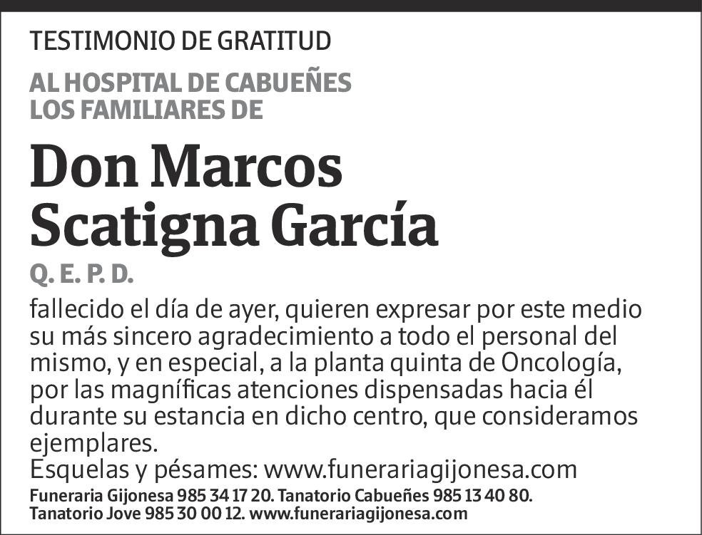 Marcos Scatigna García