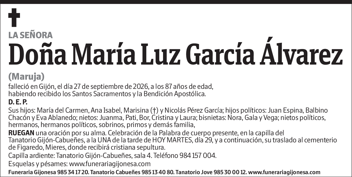 María Luz García Álvarez