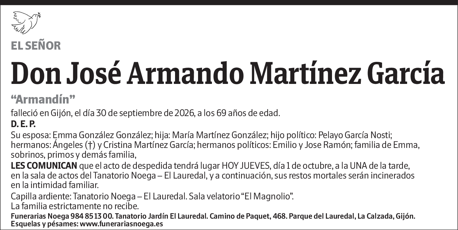 José Armando Martínez García