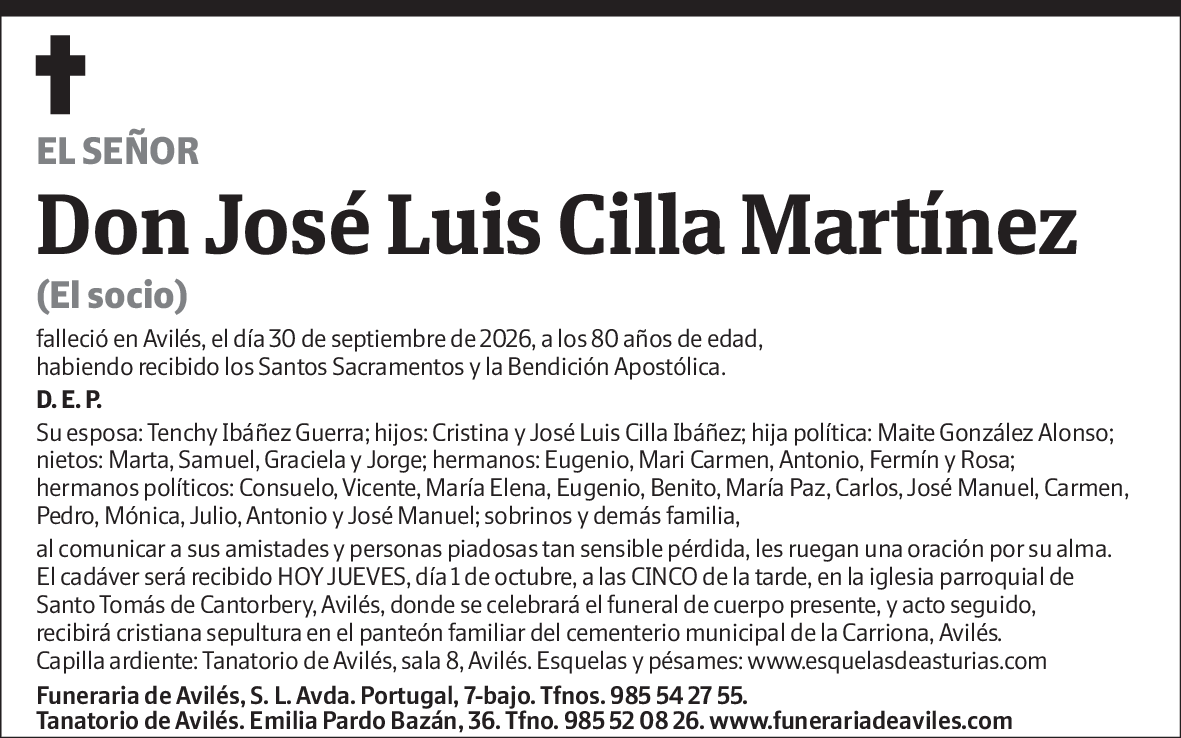 José Luis Cilla Martínez