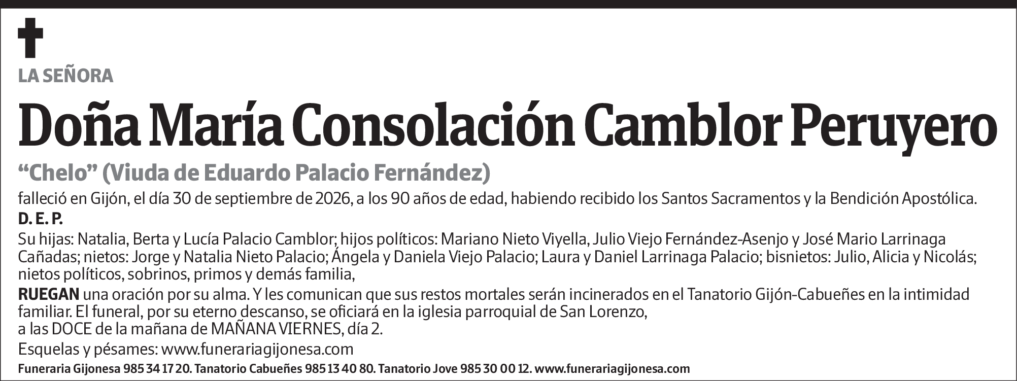 María Consolación Camblor Peruyero