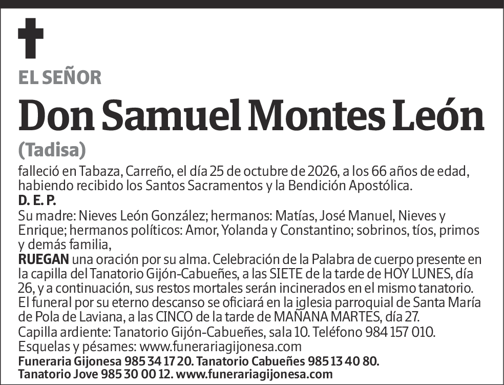 Samuel Montes León
