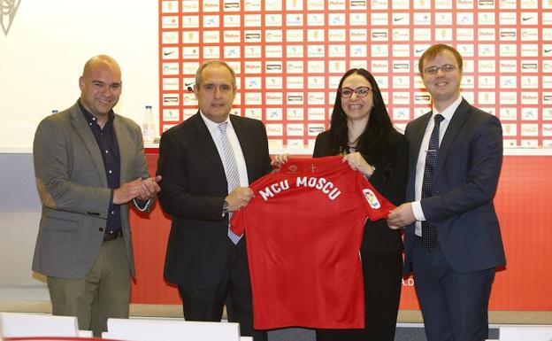 El Sporting firma un convenio de colaboración con la Universidad de Moscú