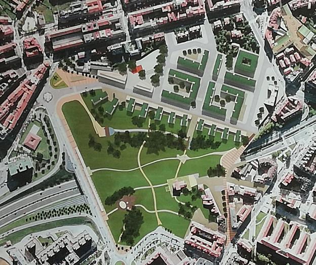 2004.Al Ayuntamiento se le 'escapa' una imagen de la losa y todo el suelo de La Vega convertido en viviendas. /