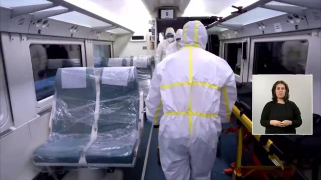 VIDEO: Renfe adapta trenes para trasladar enfermos por coronavirus