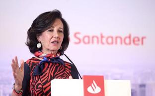 Ana Botin, durante la pasada junta de accionistas del Santander./Europa Press