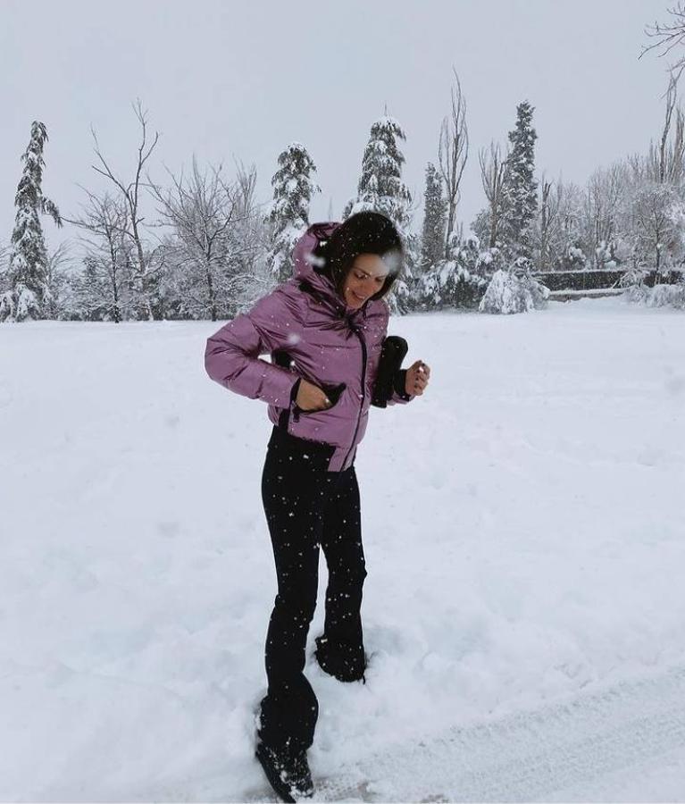 Fotos: Los looks de las famosas e influencers durante el temporal de nieve  | El Comercio