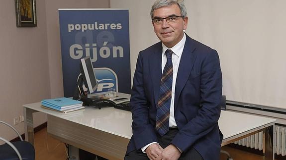 Mariano Marín, candidato del PP a la Alcaldía de Gijón El Comercio